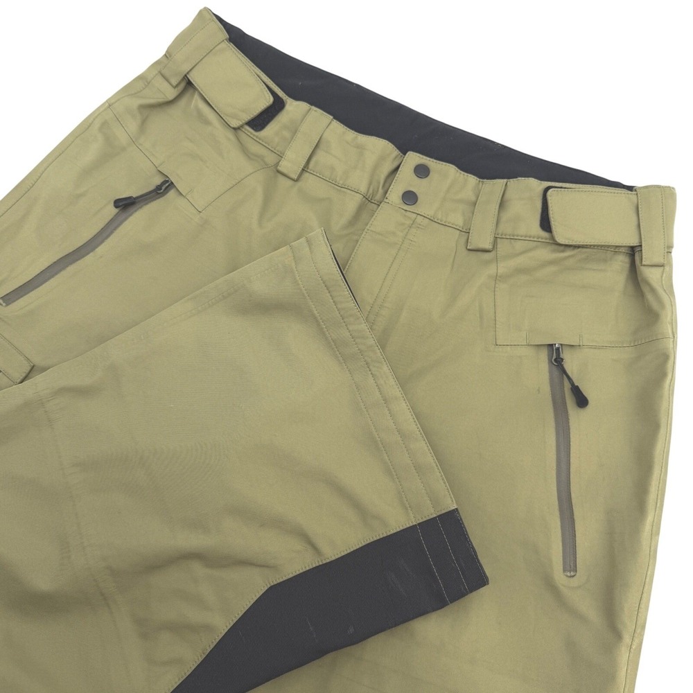Basin and Range Snowboard Pants Mens L Green Cargo Insulated Winter Ski Outdoor